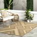 nuLOOM Sherilyn Geometric Indoor/Outdoor Area Rug 5 x 8 Beige