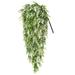 Artificial Vine Flowers Hanging Plants 27.6 inches Wisteria Artificial Flowers Vine Garland Climbing Vines Plant for Wedding Home Garden Indoor Outdoor Decoration ï¼ˆWhiteï¼‰(Not include Basket)