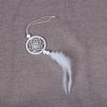 White Dream Catcher Feather Wall Hanging Decor Wind Chimes Decoration Ornaments for Home Decoration Gift Ornaments Craft