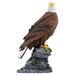 Eagle Resin Statue Sculptures Sculpture Model Lifelike Imitation Simulation Ornament Adornment Decoration American Bald