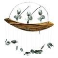 JWDX Wind Chimes Clearance Fishing Man Wind Chime Spoon Fish Sculptures Windchime Indoor Outdoor Home Garden Decor Hanging Ornament Gifts Wind Chime Supplies Wind Chime Stand A