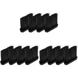 12 Pcs Tools Fireplace Brush Part Bbq Accessories for Grill Firepit Accessory Cleaning Kitchen Head Plastic Office