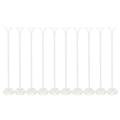 10 Sets Balloon Table Float Stick Holder with Base Stand Balloons Wedding Party Accessories Column Kit White Plastic Baby