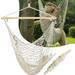 Hammock Chair Patio Porch Yard Tree Outdoor Hanging Air Swing Seat Cotton Rope