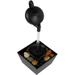 EUWBSSR Indoor Water Fountain Tabletop Fountain with Light and Pebble Meditation Water Fountain USB Powered Sound Relaxation Fountain Ornament