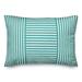 Creative Products Multi Color Diamonds Green Blue 20x20 Indoor / Outdoor Pillow