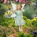 koolsoo Miniature Fairy Figurine Miniature Fairy Garden Statue Shining in Dark Butterfly Fairy Sculpture Micro Landscape Ornament