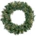 Cashmere Pine Artificial Christmas Wreath 24-Inch Clear Lights