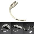 Ycolew Portable Hard Steel Hook Tool Wall Hook Portable Steel Hook for Clothes and Shoes Label Pin Stainless Steel Hook