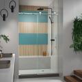 Dreamline Enigma-X 44 - 48 in. W x 76 in. H Clear Sliding Shower Door in Polished Stainless Steel SHDR-61487610-08