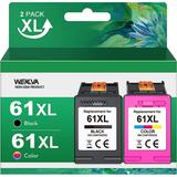 61XL Ink Cartridge Combo Pack High Yield Replacement for HP Ink 61 HP 61XL Works with HP Envy 4500 5530 5534 4502