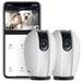 LaView Baby Monitor Camera with Phone App (2 Pack+2 32GB SD Cards) 1080P WiFi Pet Camera Indoor 360Â° Home Security Camera with Motion & Sound Detection Two-Way Audio Night Vision Works with Alexa