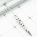 Feildoo 10Pcs 1.0mm Beadable Ball Point Pen Smooth with Black Ink Refill Kids Stationery Rollerball Pen for DIY Students Presents Office Classroom Printed 8 Christmas A Y09F8V4G