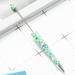 Feildoo 10 Pcs/pack Beadable Pen Ballpoint Pen with Black Ink Refills Rollerball Pen for Kids Students Office School Supplies DIY Making Gift Printed 26 Flower G Y010K8A0G