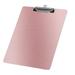 Hidove Acrylic Clipboard Rose Gold Texture Metal Background Standard A4 Letter Size Clipboards with Silver Low Profile Clip Art Decorative Clipboard 12 x 8 inches