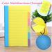 Lloopyting Notebook Sticky Notes Notes Notes Orted Notes with 60 Neon Colorful Colors Sticky Ruled Office Stationery Office Supplies School Supplies 16*11*1cm