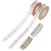 Easter Ribbon Egg Decorating Garland 4 Rolls Printing Polyester Gift Boxes Decoration Reeses Gifts Strap Elastic Velvet