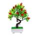 1Pc Artificial Flower Fruit Tree Miniascape Restaurant Home Table Bonsai Decor