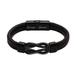 To My Son Grandson Man Braided Leather Bracelet New Gift G4 Lot Year P0K7