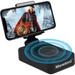 Cell Phone Stand with Bluetooth Speaker Compatible for iPhone/Samsung/iPad Tablet Anti-Slip Design Phone