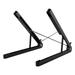 Angle Adjustable Laptop Stand Foldable Laptop Cooling Rack Portable Laptop Holder (Black)