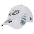 Men's New Era White Philadelphia Eagles Active 39THIRTY Flex Hat