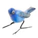 Indigo Bunting,'Handcrafted Blue Indigo Bunting Bird Ceramic Figurine'