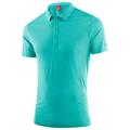 Löffler - Poloshirt Merino-Tencel - Polo-Shirt Gr 52 türkis