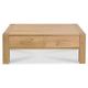 Bentley Designs Turin Light Oak Coffee Table with Drawers