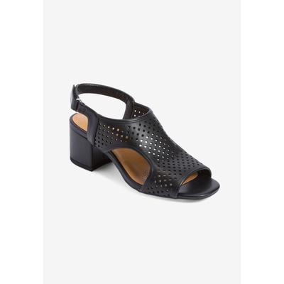 Women's The Wells Sandal by Comfortview in Black (Size 7 1/2 M)