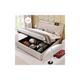 Lit rembourré lit double coffre de lit avec fonction de chargement usb Type c tête de lit lits
