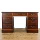 Antique Early 20th Century Mahogany Pedestal Desk | Desk | Kneehole Desk | Pedestal Desk | Mahogany Desks (M-5205)