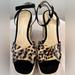 Jessica Simpson Shoes | Jessica Simpson Semie Espadrille Wedge Sandal | Color: Black/Cream | Size: 6