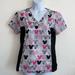 Disney Tops | Disney Mickey Mouse Scrub Top | Color: Black/Pink | Size: S