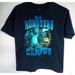 Disney Shirts | Disney Store Monsters University Xl Blue Solid Short Slv Big Monsters On Campus | Color: Blue | Size: Xl