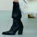 Zara Shoes | Brand New Zara Leather Boots | Color: Black | Size: 10