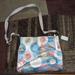 Coach Bags | Coach Signature Multicolor Tote Crossbody Bag Purse | Color: Blue/Pink | Size: Os