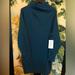 Athleta Dresses | Nwt Athleta Cozy Karma Mock Neck Dress, Dark Sardinia Blue, 1x | Color: Blue/Green | Size: 1x