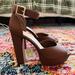 Jessica Simpson Shoes | Jessica Simpson Brown Platform Heels | Color: Brown | Size: 7.5