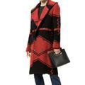 Polo By Ralph Lauren Jackets & Coats | Nwt Polo Ralph Lauren Carlyn Aztec Southwestern Wool Double Breasted Coat | Color: Black/Red | Size: 4