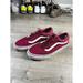 Vans Shoes | Men’s Red Vans Sneakers Size 9 | Color: Red/White | Size: 9