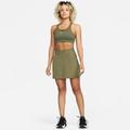 Nike Shorts | Nike Bliss Luxe Women's Training Skort In Olive/Clear Size L | Color: Green | Size: L