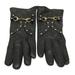 Gucci Accessories | Auth Gucci Horsebit Glove Gloves Leather Black/Goldhardware | Color: Black/Gold | Size: 10.2inch