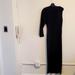 Zara Dresses | Asymmetrical Long Black Dress. | Color: Black | Size: Xs