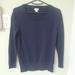 J. Crew Sweaters | J. Crew Navy Blue Crew Neck Sweater Size Xs Very Soft! Euc | Color: Blue | Size: Xs