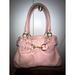 Coach Bags | *Rare* Coach Hamptons Vtg Rose Pink Leather Carryall Braided Satchel Tote Bag | Color: Pink | Size: Os