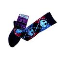 Disney Accessories | Disney Nightmare Before Christmas Knee High Socks Jack Skellington Argyl | Color: Black/Red | Size: One Size(18" L X 3" W)
