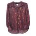 Nine West Tops | Nine West Maroon Women's Large Button-Up Blouse | Color: Brown/Purple | Size: L