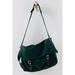 Free People Bags | Free People Zahara Suede Messenger Bag / Enchanted Forest | Color: Green | Size: Os