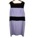 Nine West Dresses | Nine West Lavender Black Colorblock Dress | Color: Black/Purple | Size: 16